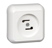 Прима Белый О/У Розетка радио 30В 50-10000Гц (опт.упак.)  RPVA-B  SE