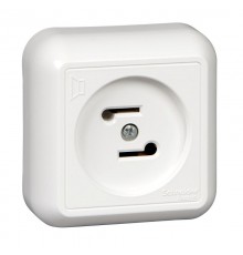 Прима Белый О/У Розетка радио 30В 50-10000Гц (опт.упак.)  RPVA-B  SE