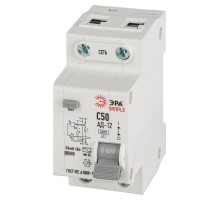 АВДТ 4,5кА  SIMPLE D12E2C50AC30 АД-12 электронное 1P+N С50 30мА тип АС   Б0058925  ЭРА