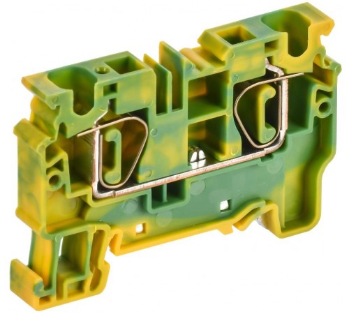 ARMAFIX Клемма пруж. CX6 PE 6мм2 проходная зазем.  AF-CT41-00-K52-006  IEK