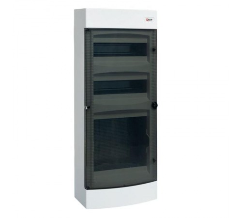 Щит комбинированный "Unix" прозрачная дверь (2х12 модулей + 1 монтажная плата) 4 габарит IP41 EKF PROxima  ux-2x12+1m-n  EKF