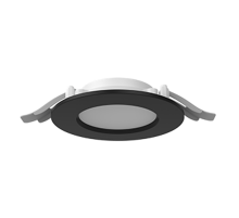 Светильник светодиодный ДВО VARTON DL-01 Slim 100 мм 10Вт 4000К круглю IP65/40 RAL9005 черный муар опал  V1-RF-90011-10000-6501040  VARTON