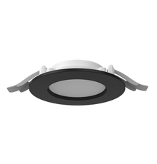 Светильник светодиодный ДВО VARTON DL-01 Slim 100 мм 10Вт 4000К круглю IP65/40 RAL9005 черный муар опал  V1-RF-90011-10000-6501040  VARTON