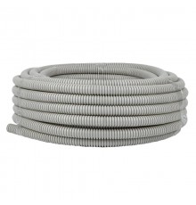 Труба гибкая гофрированная ПВХ 20мм с протяжкой (25м)  tg-z-20-25n  EKF