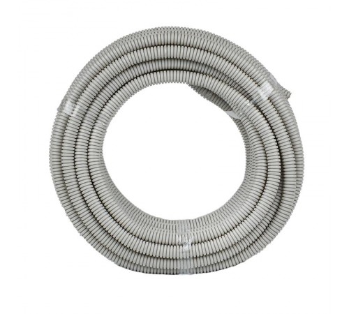 Труба гибкая гофрированная ПВХ 20мм с протяжкой (25м)  tg-z-20-25n  EKF