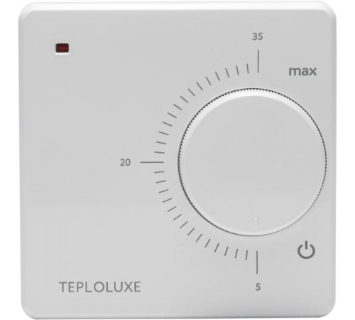 Терморегулятор механический "Теплолюкс" LC 001 белый  100035595600  Теплолюкс