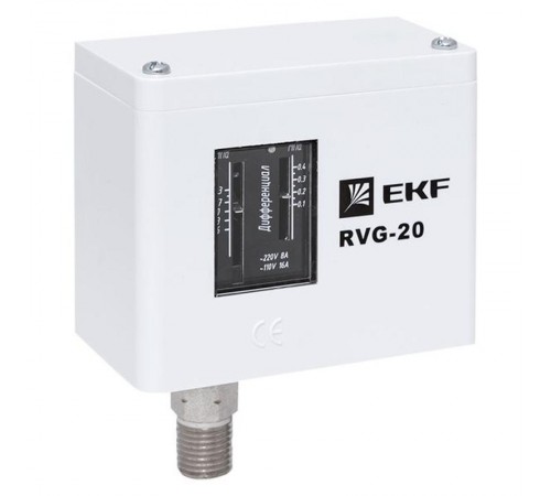 Реле избыточного давления EKF RVG-20-1,6 (1,6 МПа)  RVG-20-1,6  EKF