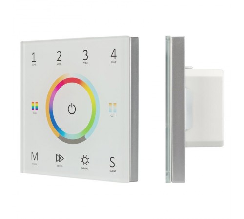 Панель Sens SMART-P67-MULTI White (230V, 4 зоны, 2.4G)  028321  Arlight