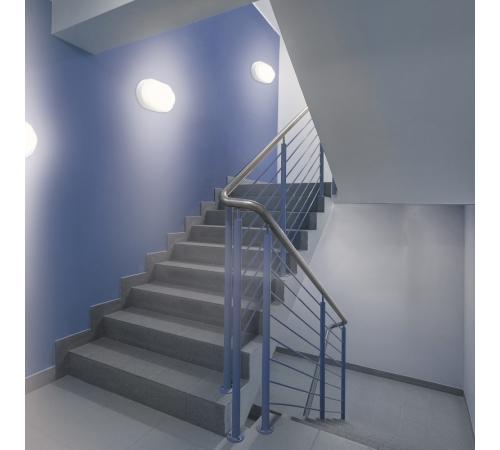 Светильник светодиодный пылевлагозащищенный для ЖКХ ECO IP65 198*96*53 12W 940lm 4000K овал 1/40  161418212  Gauss