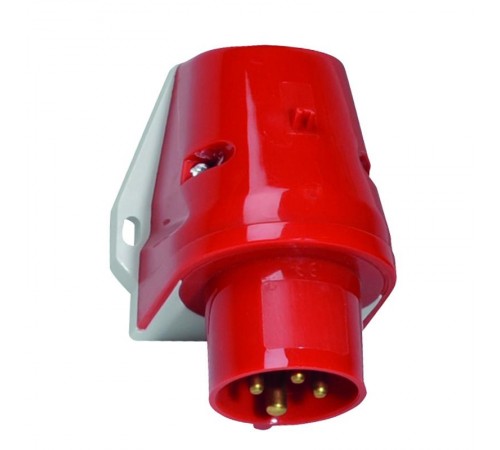 Вилка настенная 16A 4p 400V 6h IP44 Quick Connect 90х87 I 24392-Bals I Bals