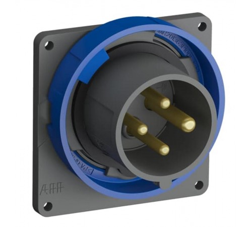 Вилка с прямым фланцем Easy&Safe 316EBU9W,16A,3P+E,IP67,9ч2CMA101266R1000 ABB