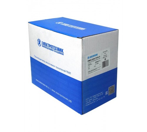 ПМЛ-2220 УХЛ4 Б, 380В/50Гц, 1з, 25А, нереверсивный, с реле РТЛ-1022-2 17-25А из пластика IP54, с кнопками ПУСК + СТОП, пускатель электромагнитный  ET