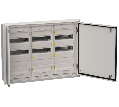 TITAN 5 Корпус металлический ЩРв-108 (3х36) 630х885х130 IP31 серый  TI5-50-V-3X036-31-7035  IEK