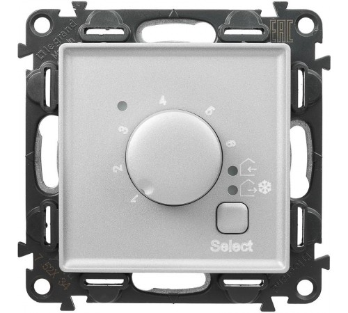 Valena LIFE DIY Алюминий Регулятор тёплого пола 16А 250В  752334  Legrand