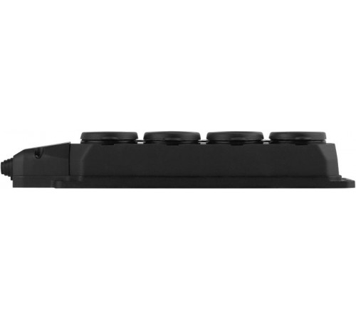 K-4e-B-IP44 ЭРА Колодка каучуковая с/з 4гн 16A IP44 черная  Б0044546  ЭРА