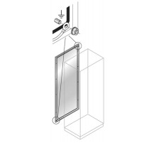 Стенка шкафа задняя,нерж.ст.2000х800 ВхШ  TE2080X  ABB