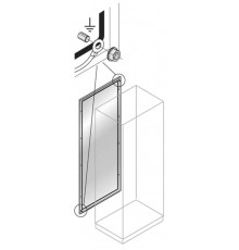 Стенка шкафа задняя,нерж.ст.2000х1200 мм  TE2012X  ABB