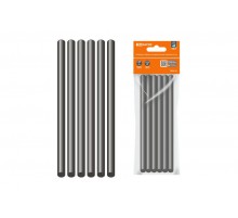 Клеевые стержни универсальные черные, 11 мм x 100 мм, 6 шт, "Алмаз"   SQ1024-0512  TDM