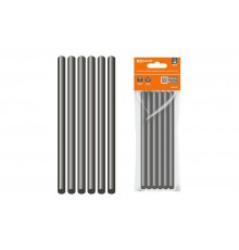 Клеевые стержни универсальные черные, 11 мм x 100 мм, 6 шт, "Алмаз"   SQ1024-0512  TDM