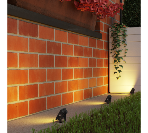 Прожектор светодиодный Gauss LED 10W 670lm IP65 3000К черный  613527110  Gauss