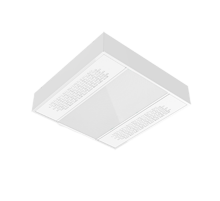 Светильник светодиодный с UV-блоком накладной 30 Вт 600*600*127 3000К IP40 с призм. рас. GlWBioguard мат.  V1-C0-0UV70-20PRA-4003030  VARTON