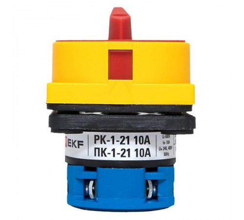 Переключатель кулачковый ПК-1-21 10А 1P "1-0-2" с блокировкой IP65  PROxima pk-1-21-10-a65 EKF