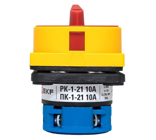 Переключатель кулачковый ПК-1-21 10А 1P "1-0-2" с блокировкой IP65  PROxima pk-1-21-10-a65 EKF