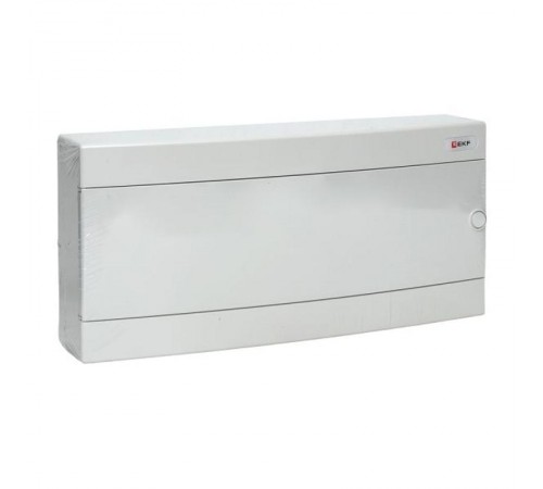 Щит распределительный навесной "Unix" белая дверь 1х24 модулей IP41 EKF PROxima  ux-1x24-nw  EKF