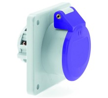 Розетка прямая 16A 2P 24В IP44 фланец 75х75 I 4354-Bals I Bals