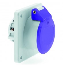 Розетка прямая 16A 2P 24В IP44 фланец 75х75 I 4354-Bals I Bals