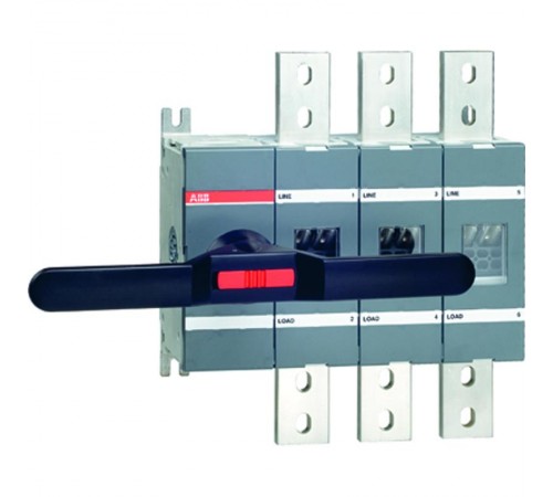Рубильник OT1000E03 1000А 3х-полюсный (без ручки управления и пе реходника)  1SCA022860R5850  ABB