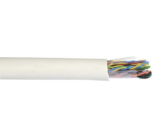 Кабель связи витая пара F/UTP, кат.5E 100х2х24AWG solid, PVC, 305м, серый  LC1-C5E100-311  ITK