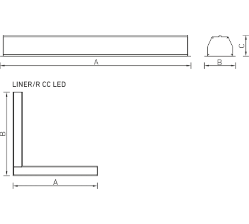 Светильник светодиодный ДВО LINER/R CC LED S 31Вт 4000К IP20 опал  1474000130  Световые Технологии