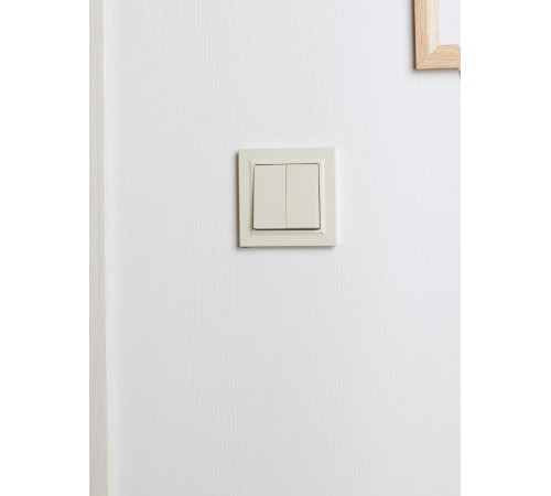 BRITE Рамка 1-ая РУ-1-БрКр бежевый  BR-M12-K10  IEK