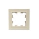 BRITE Рамка 1-ая РУ-1-БрКр бежевый  BR-M12-K10  IEK