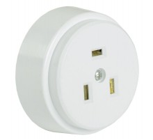 Розетка разборная для плиты с з/к о/у 32А белая РПпл10-01-Ст  ERP10-32-01-K01  IEK