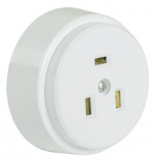 Розетка разборная для плиты с з/к о/у 32А белая РПпл10-01-Ст  ERP10-32-01-K01  IEK