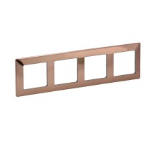 Valena LIFE Медь Рамка 4-ая  754164  Legrand