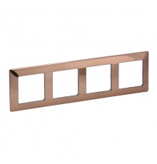 Valena LIFE Медь Рамка 4-ая  754164  Legrand