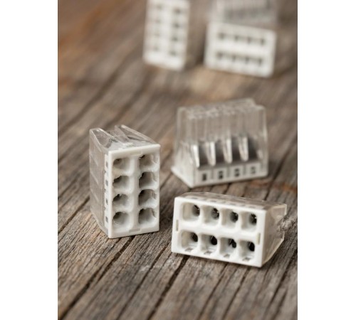 Строительно-монтажная клемма СМК 2273-248 (с пастой) 8 отверстий 0,5-2.5мм2 (50шт.) EKF PROxima  plc-smk-2273-248  EKF