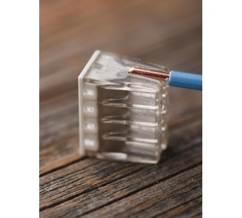 Строительно-монтажная клемма СМК 2273-248 (с пастой) 8 отверстий 0,5-2.5мм2 (50шт.) EKF PROxima  plc-smk-2273-248  EKF