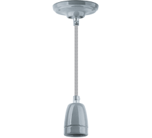 Светильник декоративный подвесной "Авангард" без плафона NEF NIL-SF03-010-E27 60Вт 1м. керам.серый  61530  Navigator