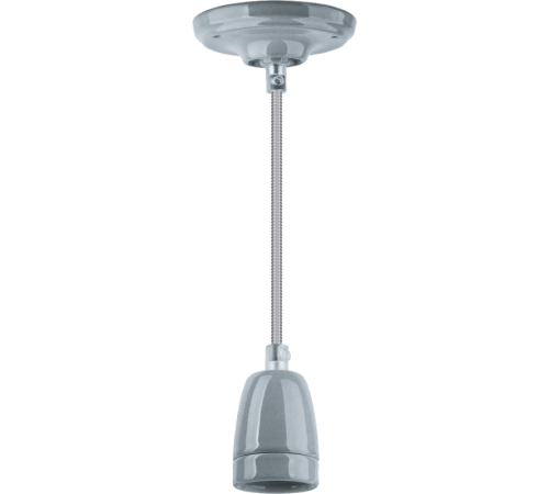 Светильник декоративный подвесной "Авангард" без плафона NEF NIL-SF03-010-E27 60Вт 1м. керам.серый  61530  Navigator