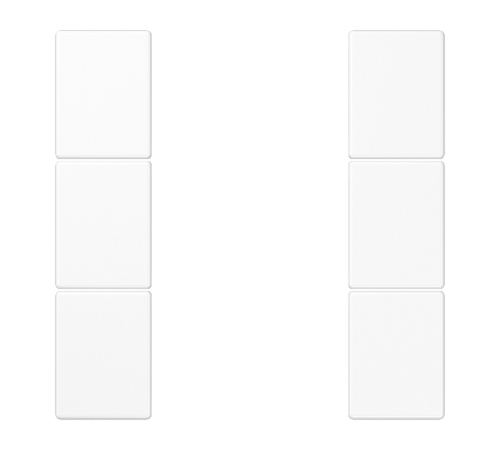 комплект накладок 3гр белый LS503TSAWW Jung