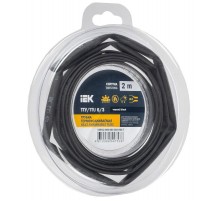 Трубка термоусадочная ТТУ нг-LS 6/3 черная (2м/упак) IEK  UDR12-006-003-002-K02-T  IEK