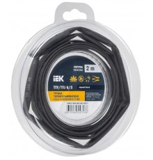 Трубка термоусадочная ТТУ нг-LS 6/3 черная (2м/упак) IEK  UDR12-006-003-002-K02-T  IEK