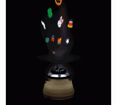 Светильник ночной со сменной проекцией с кабелем электропитания и выключателем, 4W, белый 1/50  DIY0011  Gauss