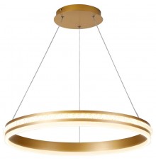 Светильник светодиодный подвесной декоративный 60W, 4200Lum, 4000K, IP20, золото AL5888 SHINNING RING  41698  FERON