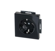 Розетка SCHUKO 16А 250В, серия solo/future, цвет антрацит  2011-0-6215   2CKA002011A6215  ABB