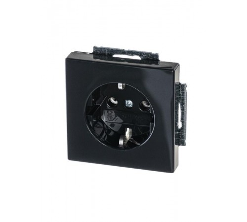 Розетка SCHUKO 16А 250В, серия solo/future, цвет антрацит  2011-0-6215   2CKA002011A6215  ABB